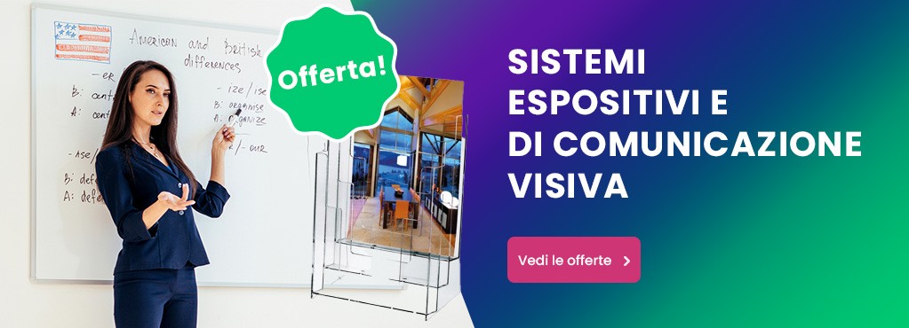 Espositori e Lavagne in Offerta!