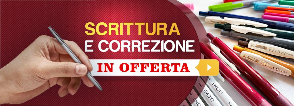 Scrittura e Correzione in Offerta!
