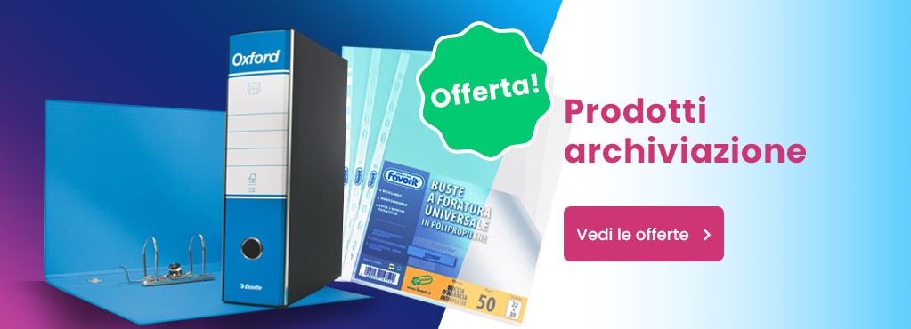Archiviazione in Offerta!