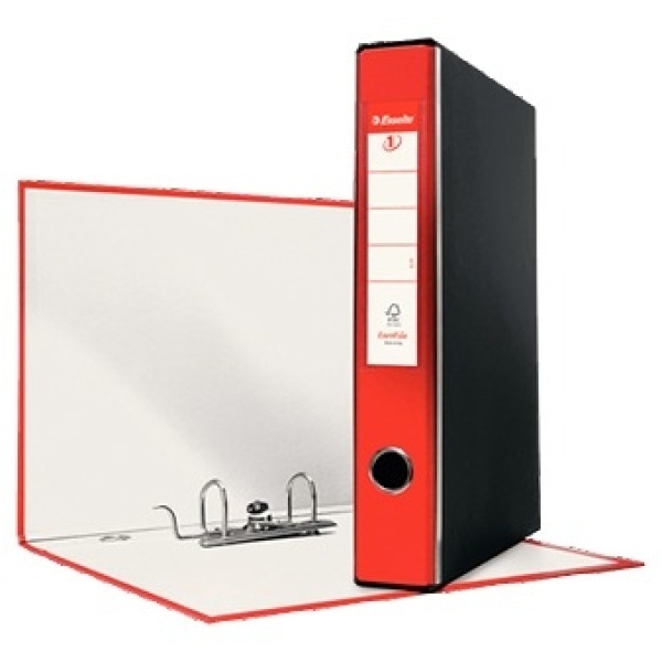 Raccoglitore A Leva Esselte Formato A4 - Rosso, Dorso 5cm, In Plastica Resistente - Foto 3