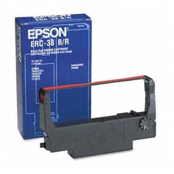 Nastro Epson ERC-38BR (C43S015376) nero-rosso - 129918