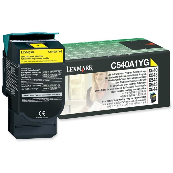 Toner Lexmark C540A1YG giallo - 130548