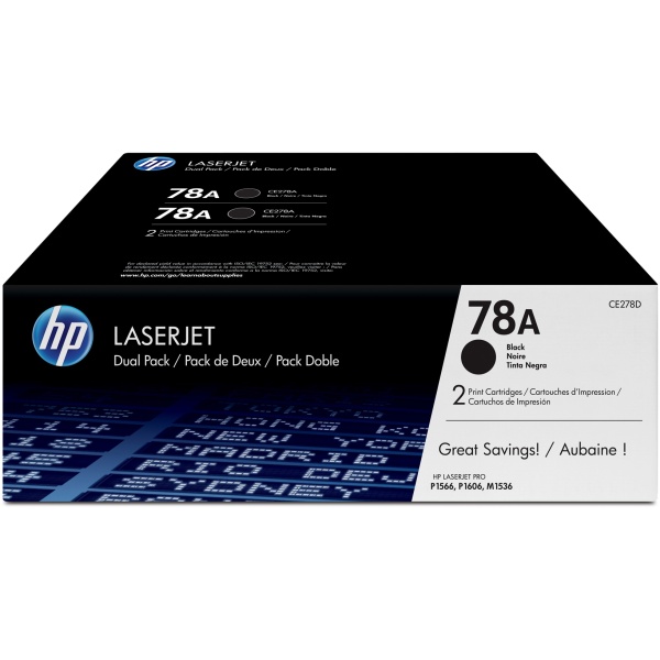 Confezione 4 Toner HP 4 Cartucce Toner CE278A Per HP LaserJet Pro - Compatibili Con M1536dnf, P1606dn E Altri Toner CE278A HP - Foto 8