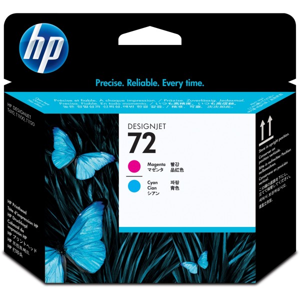 Testina di stampa HP 72 (C9383A) magenta -ciano - 130716