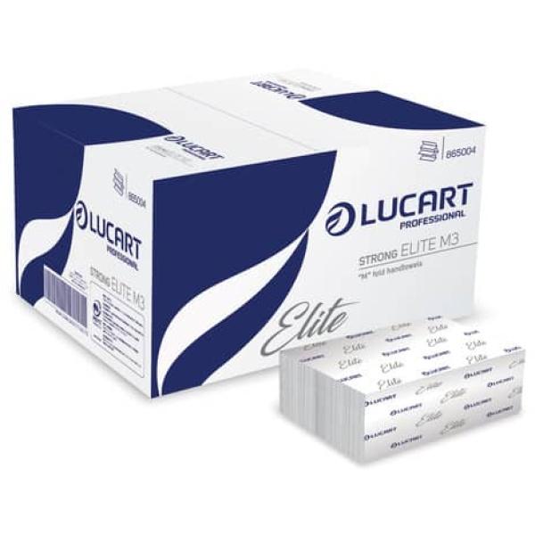 Asciugamani Intercalati Lucart - 21x21 Cm, Riciclati, Confezione Da 15 Pezzi