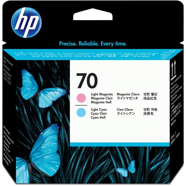 Testina di stampa HP 70 (C9405A) magenta chiaro -ciano chiaro - 132282