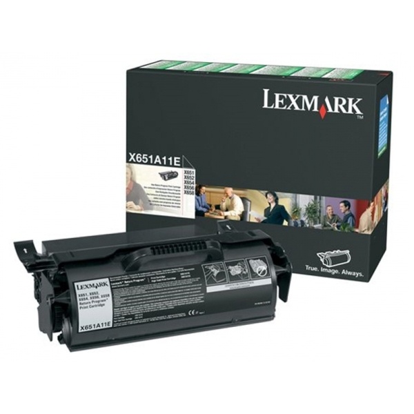 Toner Lexmark X651A11E nero - 133390