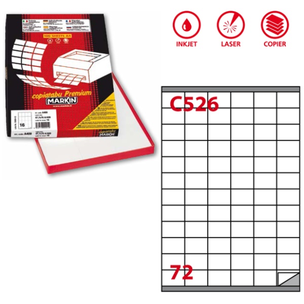 Forniture Ufficio Etichette Etichette MACO Bianche Per Spedizioni - Foto 2