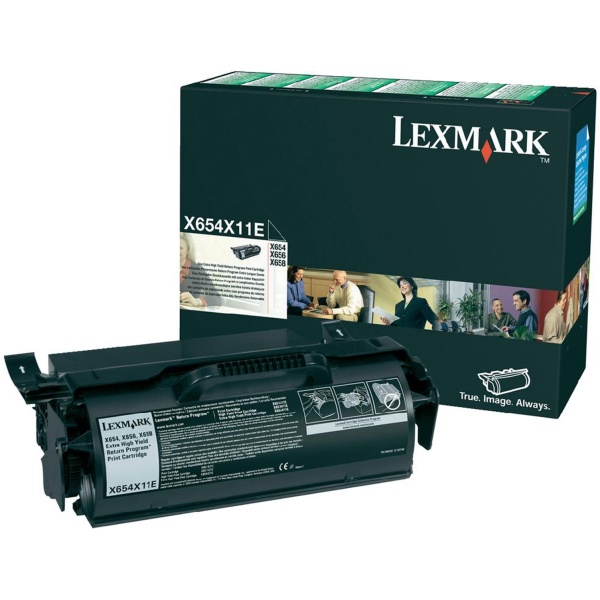 Toner Lexmark X654X11E nero - 137356