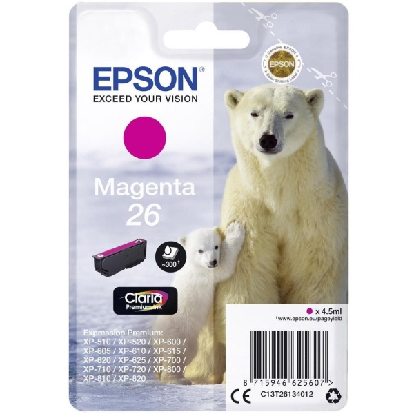 Cartuccia Epson 26 (C13T26134012) magenta - 140376