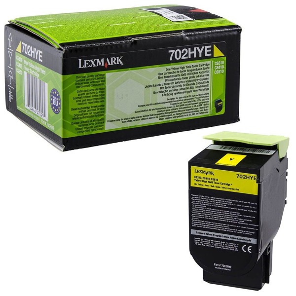 Toner Lexmark 702HYE (70C2HYE) giallo - 140619