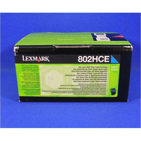 Toner Lexmark 802HCE (80C2HCE) ciano - 141229