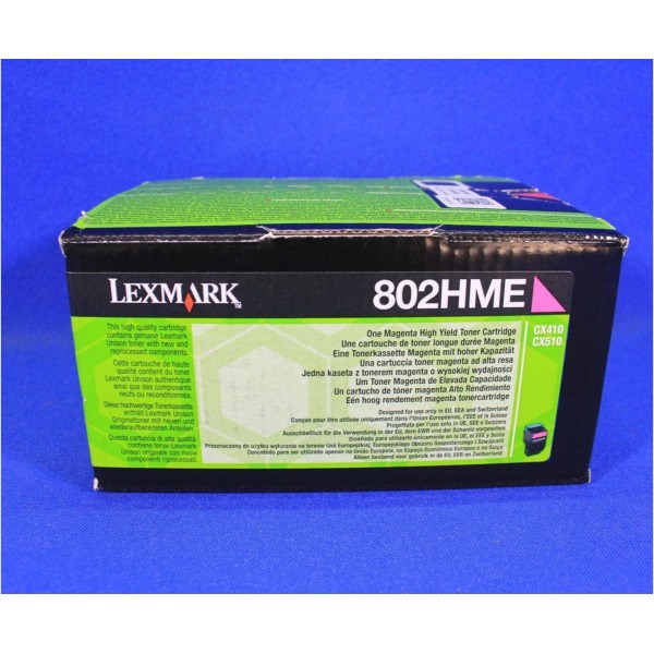 Toner Lexmark 802HME (80C2HME) magenta - 141241