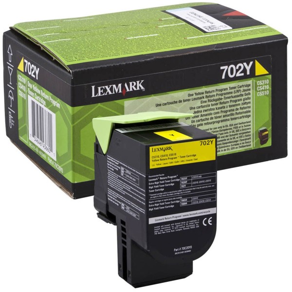 Toner Lexmark 702Y (70C20Y0) giallo - 141953