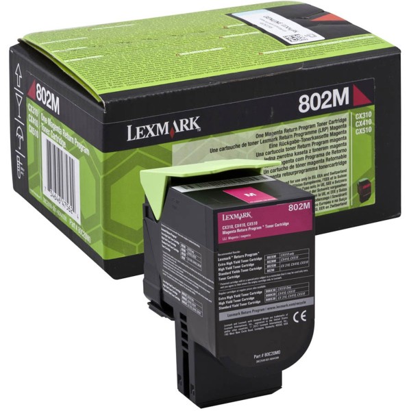 Toner Lexmark 802M (80C20M0) magenta - 141972