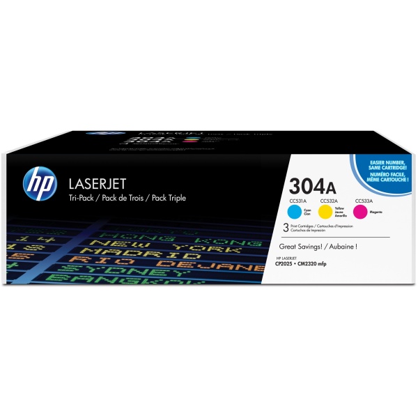 Toner HP 304A (CF372AM) ciano-magenta-giallo - 142846