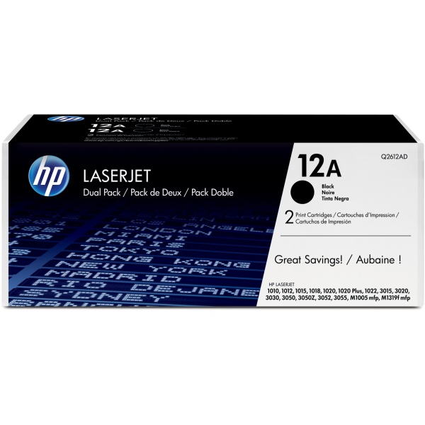 Toner HP 12A (Q2612AD) nero - 144390