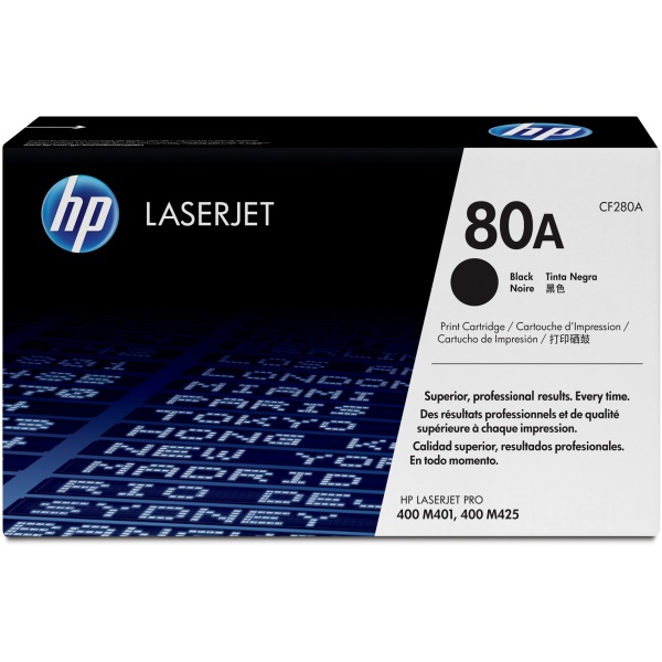 Toner HP 80A (CF280A) nero - 144425