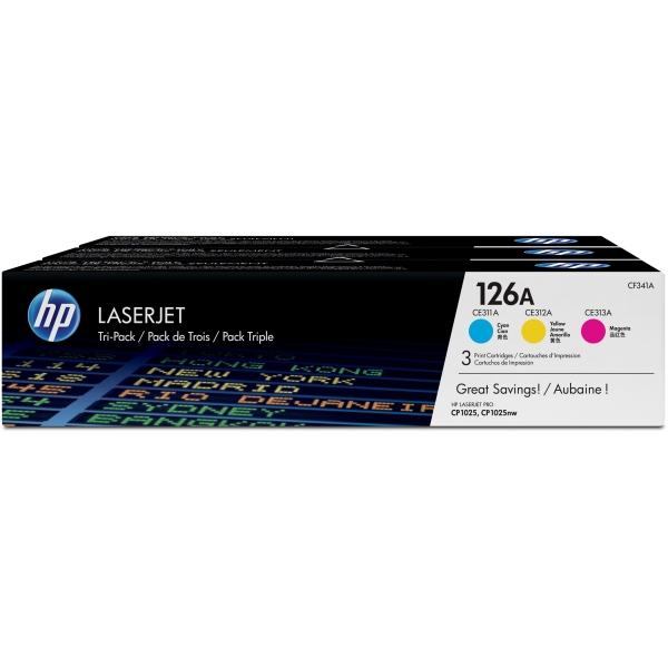 Toner HP 126A (CF341A) ciano-magenta-giallo - 144544