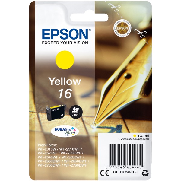 Cartuccia Epson 16 (C13T16244012) giallo - 147949