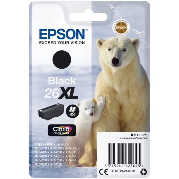Cartuccia Epson 26XL (C13T26214012) nero - 148876