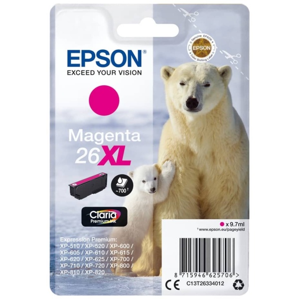 Cartuccia Epson 26XL (C13T26334012) magenta - 148894