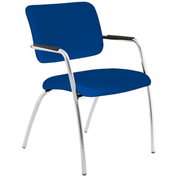 Sedia collettivit&agrave; LITHIUM UNISIT - ignifugo - BLU - LT4G/IB