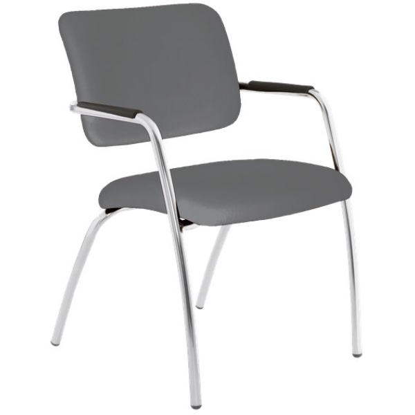 Sedia collettivit&agrave; LITHIUM UNISIT - ignifugo - GRIGIO - LT4G/IT