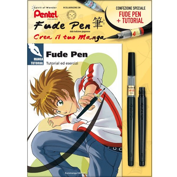 Penna Fude pen Pentel - special pack - 0100757