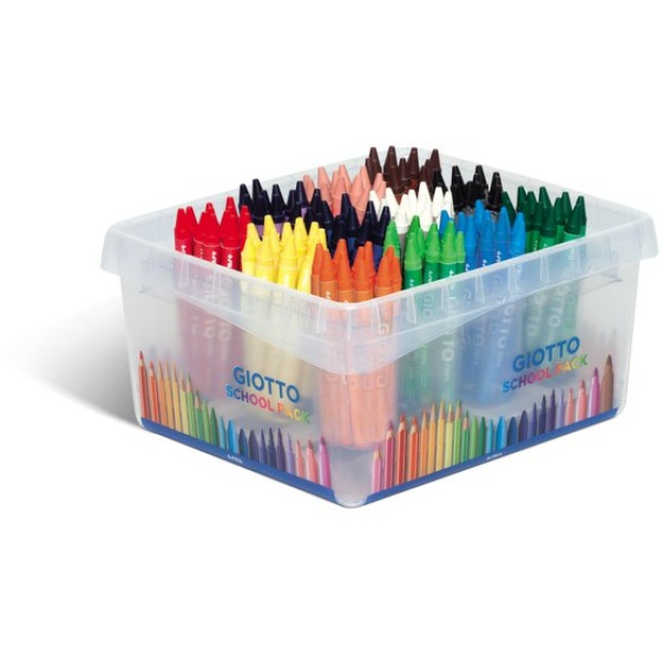 Pastelli a cera Giotto - Schoolpack - 8,5 mm - 524300 (conf.144)