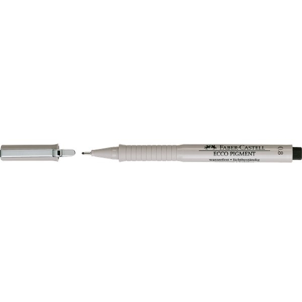 Penna Ecco-Pigment Faber Castell - 0,8 mm - 166899