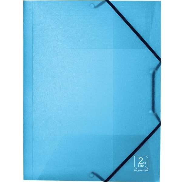 Cartelle a 3 lembi con elastico 2Life Favorit - blu - 400083556