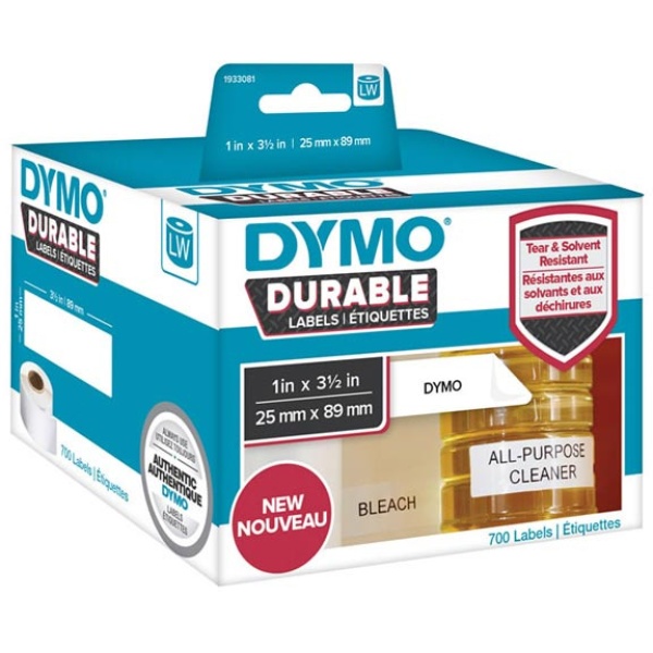 Etichette Dymo Label Writer Durable  - 25x89 mm - 1933081 (conf.2)