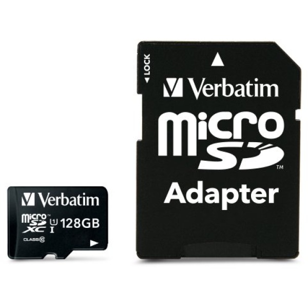Flash memory card Verbatim - Micro SDHC Class 10 - 128 GB - 44085