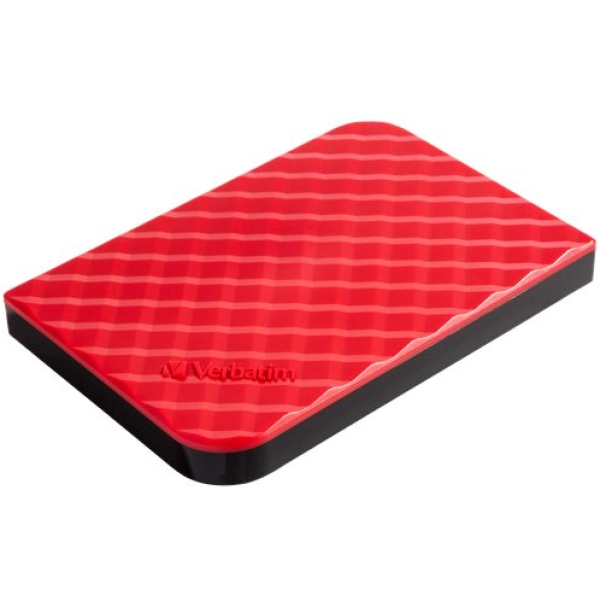 Hard Disk Store'n Go 3.0 Verbatim - 1 TB - rosso - 53203