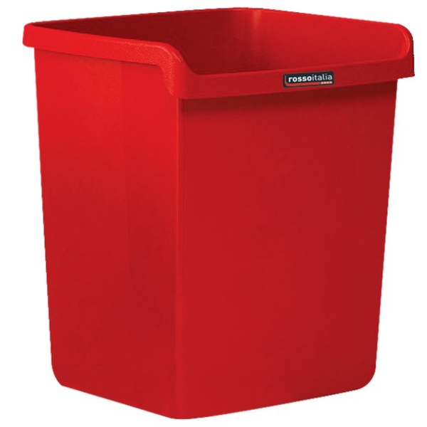 Cestino &amp;quot;Rosso Italia Collection&amp;quot; Arda -  rosso - 28,7x25,3x32,3 cm - 8116RIR