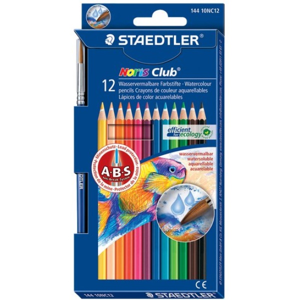 Matite colorate acquerellabili Noris colors Staedtler - 144 10NC12 (conf.12)