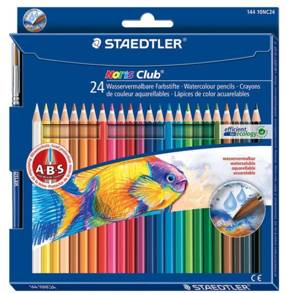 Matite colorate acquerellabili Noris colors Staedtler - 144 10NC24 (conf.24)