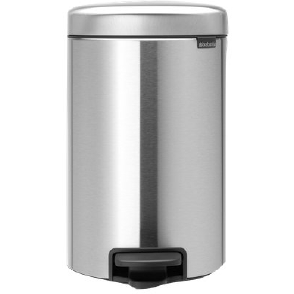 Pattumiere a pedale Brabantia - 12 litri - 24x32,5x40 cm - inox satinato - 113604