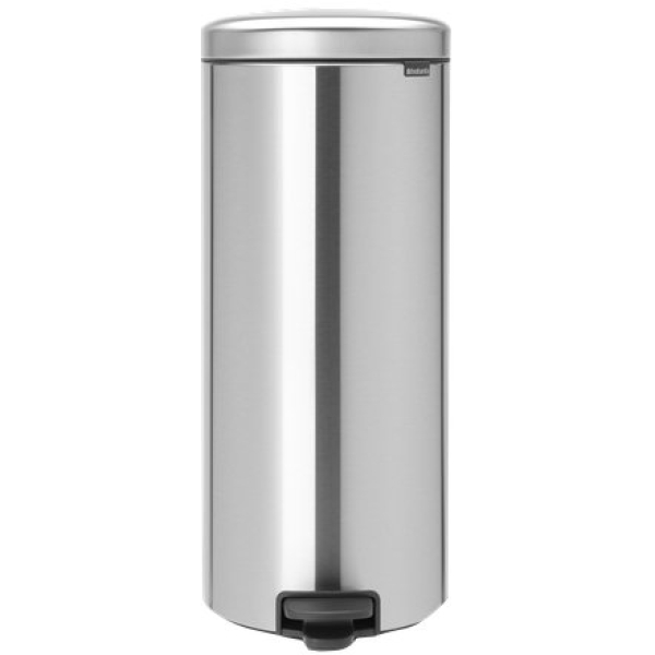 Pattumiere a pedale Brabantia - 30 litri - 30x34x87,5 cm - inox satinato - 114380