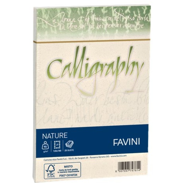 Calligraphy Nature Favini - Agrumi - buste - 12X18 - 100 g - A57Q107 (conf.25)