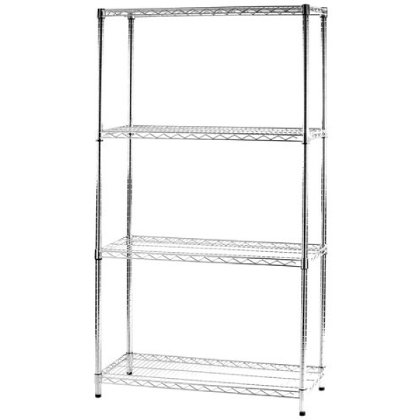 Scaffalature in filo d'acciaio Serena Group - 4 - 35x90x168 cm - 4X359016