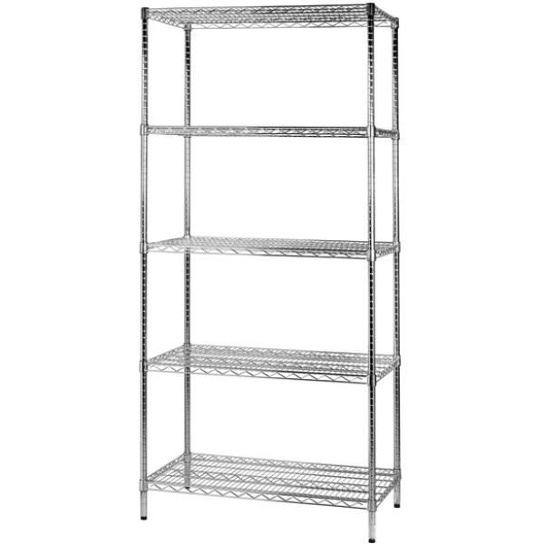 Scaffalature in filo d'acciaio Serena Group - 5 - 60x90x200 cm - 5X609020