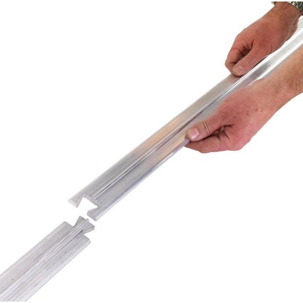 Rotaie per scaffalature in filo d'acciaio Serena Group - 50 cm - MT50 (conf.2)