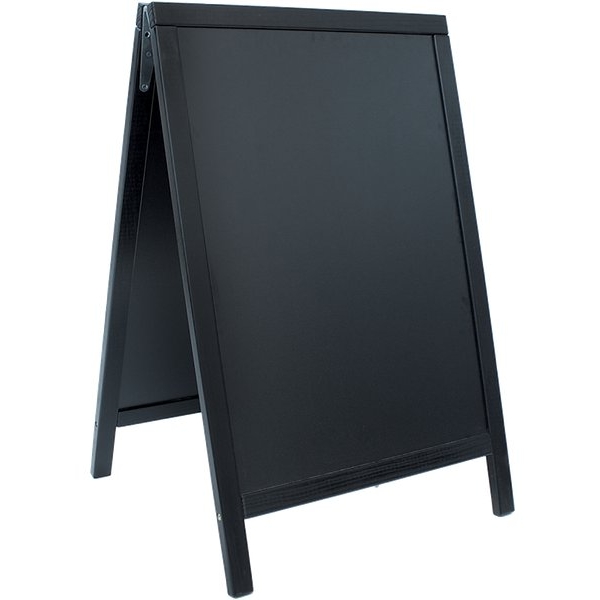 Lavagne a gesso liquido Woody Securit - 85x55 cm - nero - SBD-BL-85