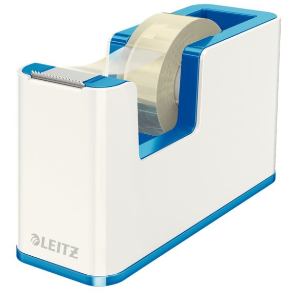 Dispenser per nastro adesivo WOW Dual Color Leitz  - 5,1x12,6x7,6 cm - blu metallizzato - 53641036
