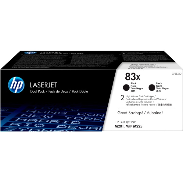 Toner HP 83X (CF283XD) nero - 163952