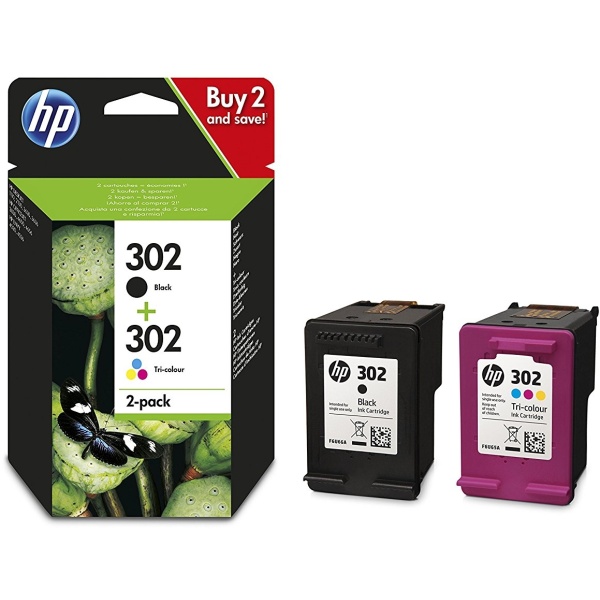 Cartuccia stampante HP 302 (X4D37AE) nero +colore originale - Conf. 2