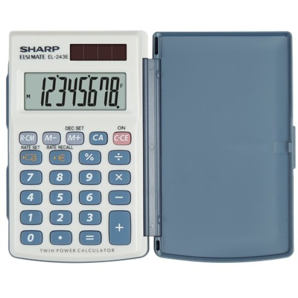 Calcolatrice tascabile Sharp EL-243EB - 164251