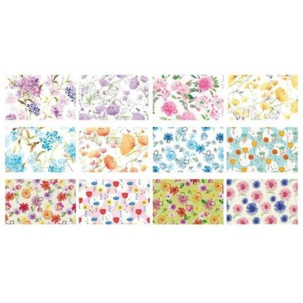 Carta regalo in scatole Rex Sadoch - fantasia fiori - R4403GEN (conf.100)